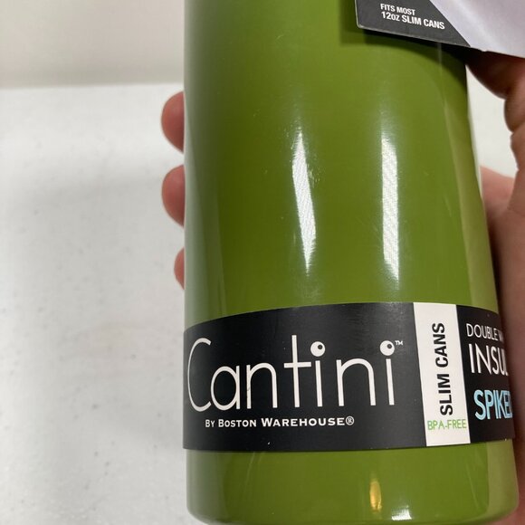 Cantini - Can Cooler for Spiked Seltzer - 12oz Holder - Green Black - NWT - Picture 7 of 13